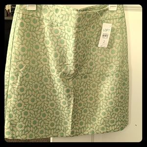 LOFT Mint Green Skirt
